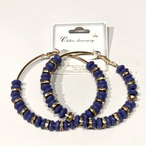 Women’s beautiful, big hoop earrings